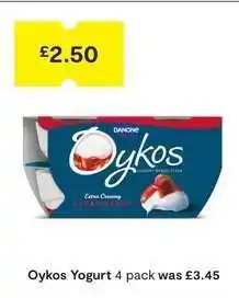 SuperValu Oykos Yogurt 4 pack offer