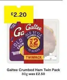 SuperValu Galtee Crumbed Ham Twin Pack offer
