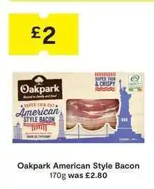 SuperValu Oakpark American Style Bacon offer