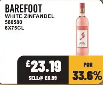 Barefoot white zinfandel