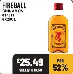 Bestway Fireball cinnamon offer