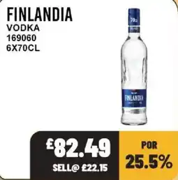 Bestway Finlandia vodka offer