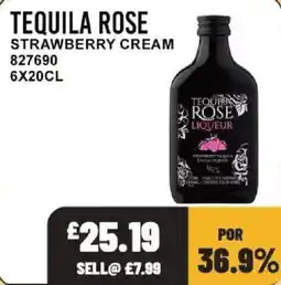 Bestway Tequila Rose strawberry cream liqueur offer
