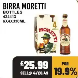Bestway Moretti bottles offer