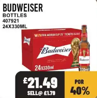 Bestway Budweiser bottles offer