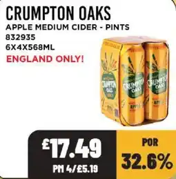 Bestway Crumpton oaks apple medium cider offer