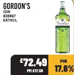 Bestway Gordon's gin offer