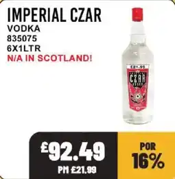 Bestway Imperial czar vodka offer