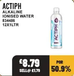 Bestway Actiph alkaline ionised water offer