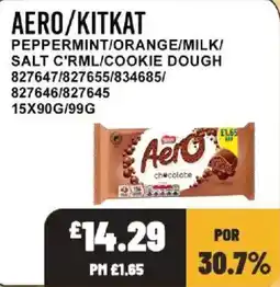 Bestway Aero chocolate offer