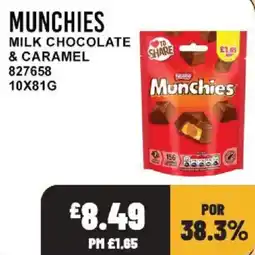Bestway Munchies milk chocolate & caramel offer