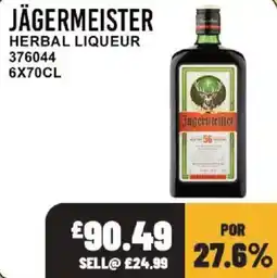 Bestway Jägermeister herbal liqueur offer