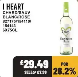Bestway I heart chardonnay/sauvignon blanc offer