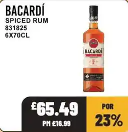 Bestway Bacardi spiced rum offer