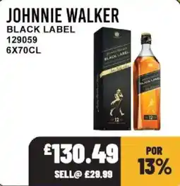 Bestway Johnnie Walker Black Label offer