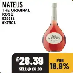 Bestway Mateus the original rosé offer