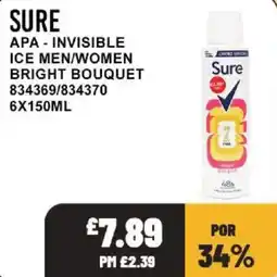 Bestway Sure invisible ice men/women bright bouquet offer