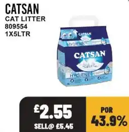Bestway Catsan cat litter offer