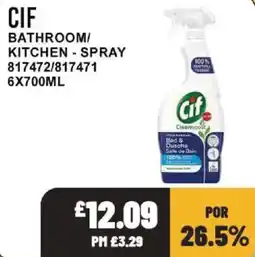 Bestway Cif bathroom/ kitchen - spray offer