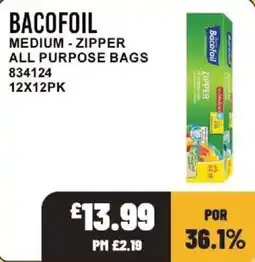 Bestway Bacofoil medium zipper all purpose bags offer