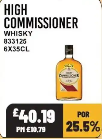 High commissioner whisky