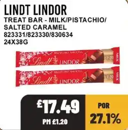 Bestway Lindt Lindor treat bar offer