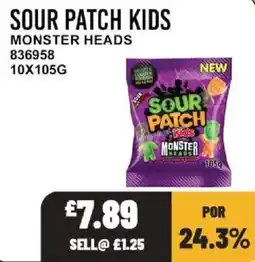Bestway Sour Patch Kids Monster Heads offer