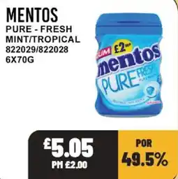 Bestway Mentos pure fresh mint/tropical offer