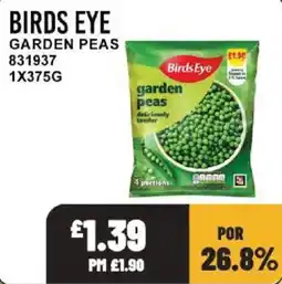 Bestway Birds Eye garden peas offer