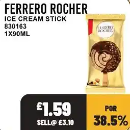 Bestway Ferrero rocher ice cream stick offer