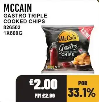 McCain gastro triple cooked chips
