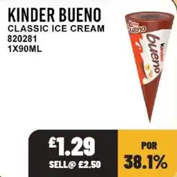 Bestway Kinder bueno classic ice cream offer
