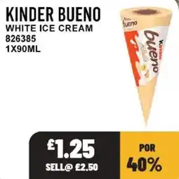 Bestway Kinder bueno white ice cream offer