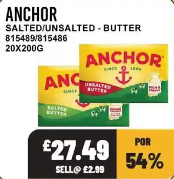 Bestway Anchor salted/unsalted butter offer