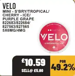 Bestway Velo strawberry ice offer