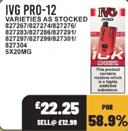Bestway Ivg pro-12 offer