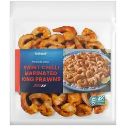 Iceland Iceland Sweet Chilli Marinated King Prawns 290g offer