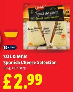 Lidl Sol & Mar Spanish Cheese Selection offer