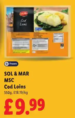 Lidl Sol & Mar cod loins offer