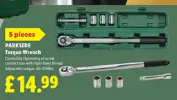 Lidl Parkside Torque Wrench offer