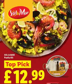 Lidl Sol & Mar Paella Kit offer
