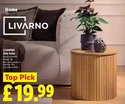 Lidl Livarno side table offer