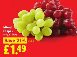 Lidl Mixed Grapes offer