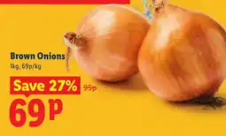 Lidl Brown Onions offer