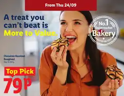 Lidl Chocolate Hazelnut Doughnut offer