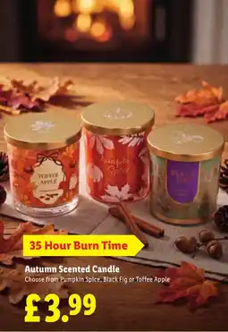 Lidl Autumn Scented Candle offer