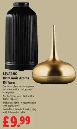 Lidl Livarno Ultrasonic Aroma Diffuser offer