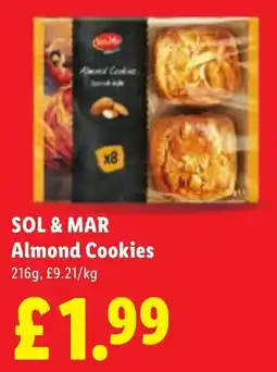 Lidl Sol & Mar Almond Cookies offer