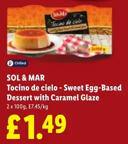 Lidl Sol & Mar Tocino de cielo offer