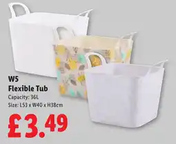 Lidl Flexible Tub offer